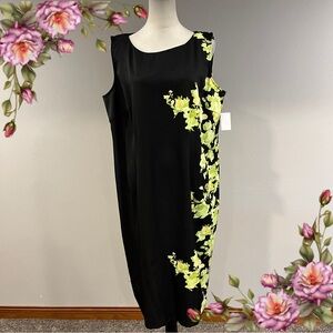 Maya Brooke plus size floral sleeveless dress size 18 W‎